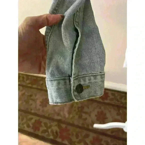 Rock & Republic Denim HITCHIKER Studded Distressed Jacket Size Small - Picture 5 of 11